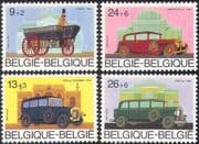 Belgium 1986 Vintage Cars/ Motoring/ Transport/ Motors/ Solidarity 4v set (n31931)