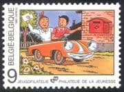 Belgium 1987 Willy & Wanda/ Cartoons/ Animation/ Car/ Vehicle/ Transport 1v (n31902)
