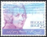 Belgium 1991 Mozart/ Composers/ Music/ Score/ People/ Opera/ Animation 1v (n43125)