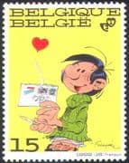 Belgium 1992 Gaston Lagaffe/ Hearts/ Love/ Cartoons/ Animation/ Animated 1v (n31899)