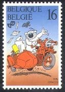 Belgium 1994 Bear / Motorbike / Cartoon / Animation 1v n31904
