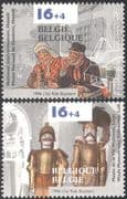 Belgium 1996 Gin/ Alcohol/ Drink/ Puppets/ Museum/ Theatre/S oldiers 2v set (n22919)