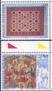 Belgium 2005 Carpet/ Tapestry/ Weaving/ Art/ Design/ Cloth/ Sewing 2v set (n46454)