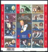 Belgium 2006 Sports / Billiards / Snooker / World Champions / People12v sht (n32735)
