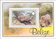 Belize 1983 Jaguar/ Wild Cats/ Wildlife/ Nature/ Conservation 1v m/s (s2276c)