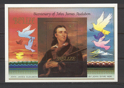 Belize 1985 J J Audubon / Birds / Nature / Art 1v m / s n19142