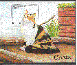 Benin 1998 Cats / Pets / Animals m / s ref:b6447