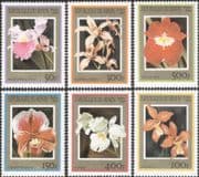Benin 1999 Orchids/ Flowers/ Plants/ Nature 6v set (b6427)