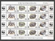 Benin 1999 WWF Snakes SHEET ref:s469a