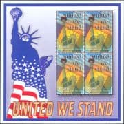 Bequia 2002 Statue of Liberty/ "United We Stand"/ Memorial 4v m/s (n41985h)