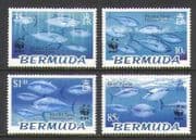 Bermuda 2004 WWF / Bluefin Tuna / Fish 4v set (n20698)