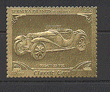Bernera (L) 22k GOLD/ CAR / BUGATTI 1v self adhesive n10079