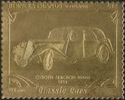 Bernera (L) 22K GOLD Car/ Citroen Traction Avant/ Motoring/ Transport 1v s/a (s6048)