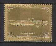 Bernera (L) GOLD Motor Car / Cadillac Biaritz 1960 1v n17215a