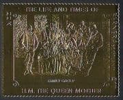 Bernera (L) HM Queen Mother / Family / Royalty / GOLD s / a 1v (n34981)