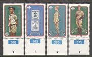 Bophuthatswana 1982 Scouts/ Stamp-on-stamp/ Bike/ Cycling/ Uniforms 4v set (n22661)