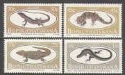 Bophuthatswana 1984 Lizards / Animals / Reptiles 4v n22665