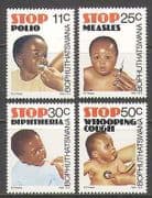 Bophuthatswana 1985 Medical / Health / Polio 4v set n22638