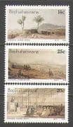 Bophuthatswana 1986 Art / Tribal / Thaba Nchu 3v set n22663