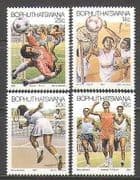 Bophuthatswana 1987 Sport / Football / Tennis 4v set n22659
