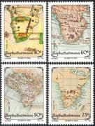 Bophuthatswana 1991 Maps 1st series/ Cartography/ Geography 4v set (n18725)