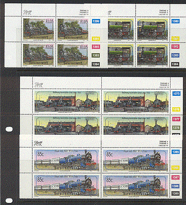 Bophuthatswana 1993 Steam / TRAINS 4v contr blks (n16351)