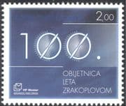 Bosnia 2003 Powered Flight 100th Anniversary/ Planes/ Aviation/ Transport 1v (n44348)