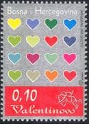 Bosnia 2004 St Valentines Day/ Hearts/ Love/ Design/ Animation 1v (n44356)