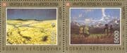 Bosnia Herzegovina 1993 Europa/ Art/ Artists/ Paintings/ Poppy 2v set pair pr (s6190w)