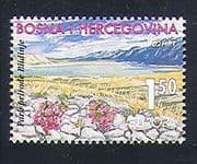Bosnia Herzegovina 1999 Europa / National Parks / Flowers / Lake / Mountains 1v (n33878)