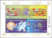 Bosnia Herzegovina 2005 Europa Stamps 50th/ Chess/ Money/ Coins/ Flags/ Maps 4v m/s (n34842)