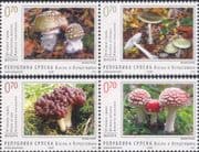 Bosnia & Herzegovina 2008 Poisonous Fungi/ Mushrooms/ Plants/ Nature 4v set - 2 x prs - (bhs1040)