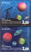 Bosnia Herzegovina 2009 Europa/ Astronomy/ Space/ Planets/ Telescope 2v set (s6190k)