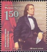 Bosnia Herzegovina 2011 Franz Liszt/ Music/ Composers/ People/ Musician/ Score 1v (bhs1014)