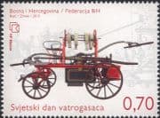 Bosnia Herzegovina 2013 Firefighters/ Firemen/ Fire Engines/ Emergency Rescue Vehicle/ Motoring/ Fireman 1v (b2756f)