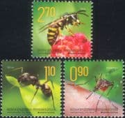 Bosnia Herzegovina 2014 Wasp/ Ant/ Mosquito/ Insects/ Nature 3v set (bhs1043)