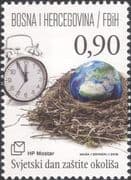 Bosnia Herzegovina 2016 Environment Day/ Nature/ Clock/ Conservation 1v (b2756v)