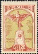 Brazil 1947 Santos Dumont/ Planes/ Aircraft/ Aviation/ People/ Statue 1v (n46319)