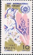 Brazil 1967 International Tourism Year/ Carnival/ Dancers/ Dancing/ Music 1v (n46468)