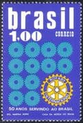 Brazil 1973 Rotary International/ People/ Welfare/ Charities 1v (n29481)