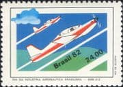 Brazil 1982 Embraer/ Planes/ Aircraft/ Aviation/ Transport/ Industry/ Business 1v (n46317)