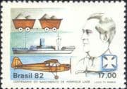 Brazil 1982 Henrique Lage/ Coal/ Ship/ Plane/ Industry/ Transport/ Aircraft/ Minerals 1v (n46294)
