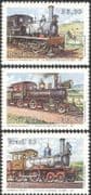 Brazil 1983 Trains/ Rail/ Railways/ Steam Engines/ Locomotives/ Transport 3v set (n29156)