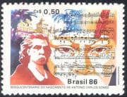 Brazil 1986 Gomes/ Composers/ Music/ Score/ People/ Entertainment 1v (n38234)