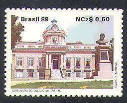 Brazil 1989 Military Academy  /  Buildings  /  Architecture  /  Army  /  Soldiers 1v (n38244)