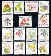Brazil 1990 Flowers / Plants / Nature 15v set (n27417)