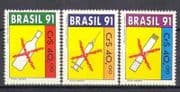 Brazil 1991 Anti-Drugs / Drink / Health / Welfare 3v set (n25614)