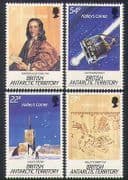 British Antarctic Territory 1986 Halley's Comet / Space / People 4v set (n35148)