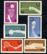 Bulgaria 1961 Sports / Basketball / Fencing 6v set (n28760)