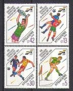 Bulgaria 1988 Football / Sports / Soccer 4v set (n26333)